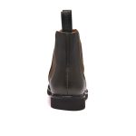 CHELSEA LEATHER POLARIS W ΚΑΦΕ ΣΚΟΥΡΟ - Image 3
